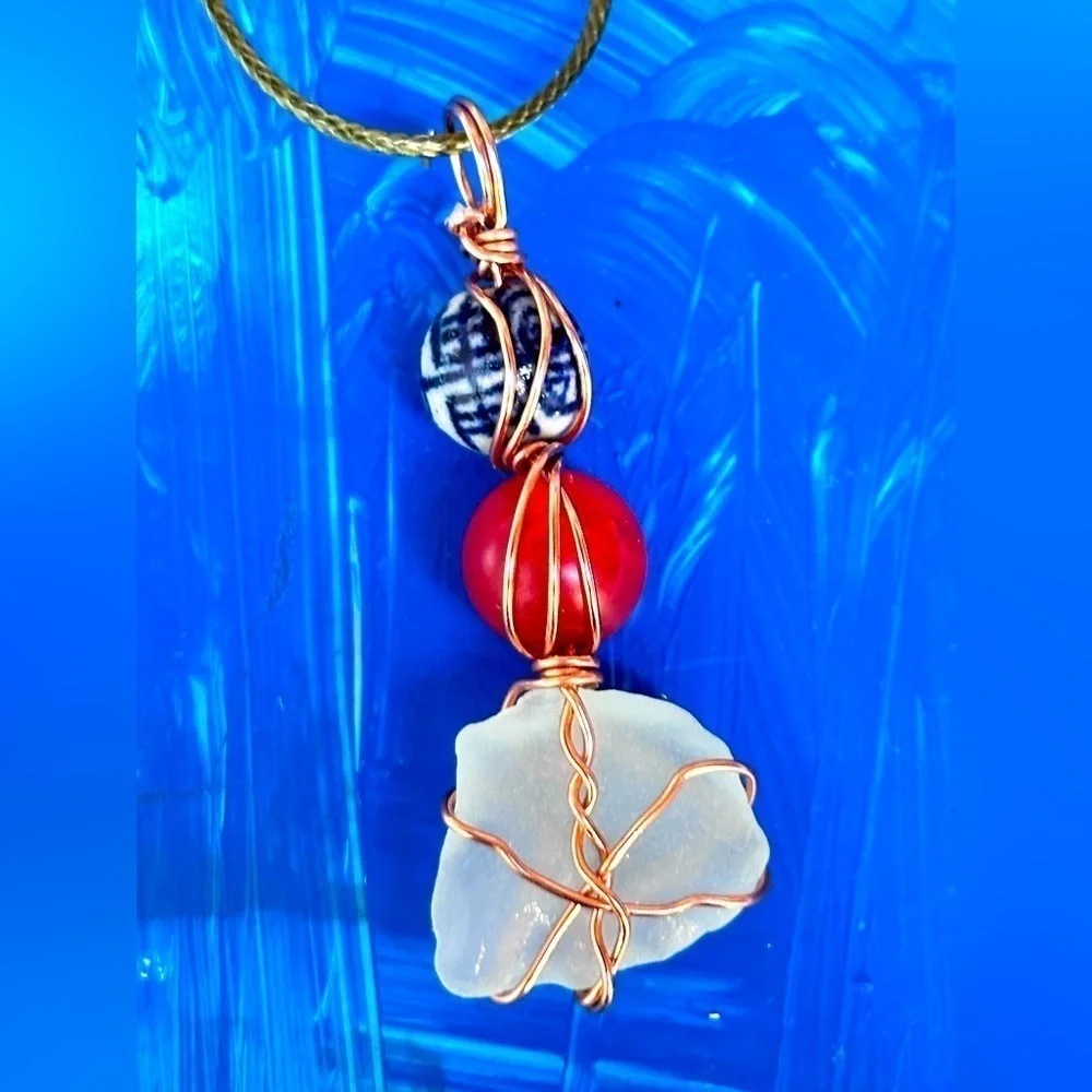 Handmade sea glass